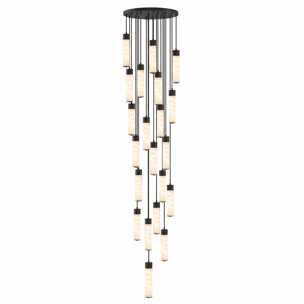 Alabaster Tala Brass Pendant Lamp
