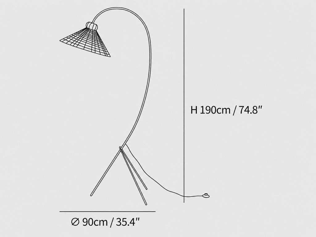 Tana Woven Floor Lamp