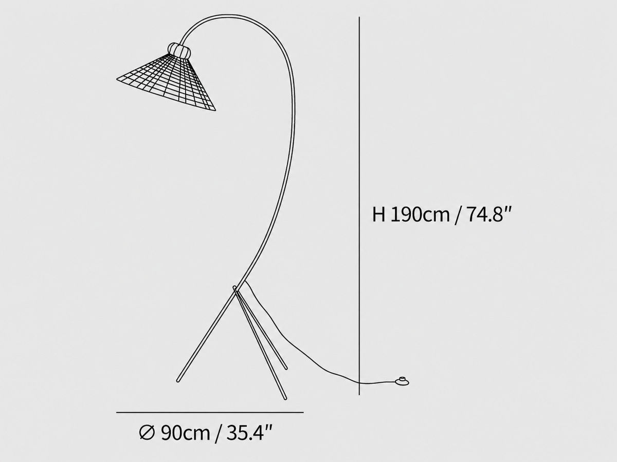 Tana Woven Floor Lamp