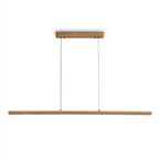 Tapered Wood Linear Pendant Lamp