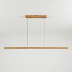 Tapered Wood Linear Pendant Lamp