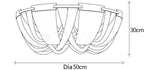 Tassel Aluminum Chain Ceiling Light