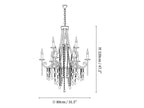 Tatum Lux Shell Crystal Chandelier