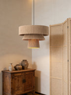 Tavira Tiered Hemp Rope Pendant Light