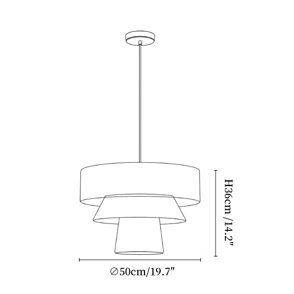Tavira Tiered Hemp Rope Pendant Light