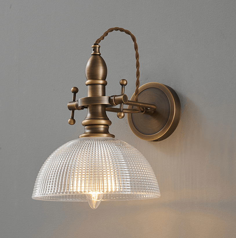 Tavira Vintage Glass Wall Sconce