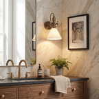 Tavira Vintage Glass Wall Sconce