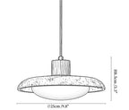 Tavola Travertine Pendant Light