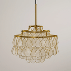 Teardrops Shell Chandelier