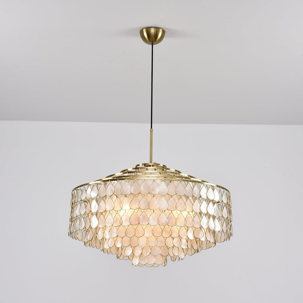 Teardrops Shell Chandelier