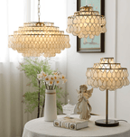 Teardrops Shell Table Lamp
