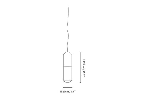 Tekio Imitation Silk Pendant Lamp