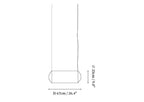 Tekio Imitation Silk Pendant Lamp