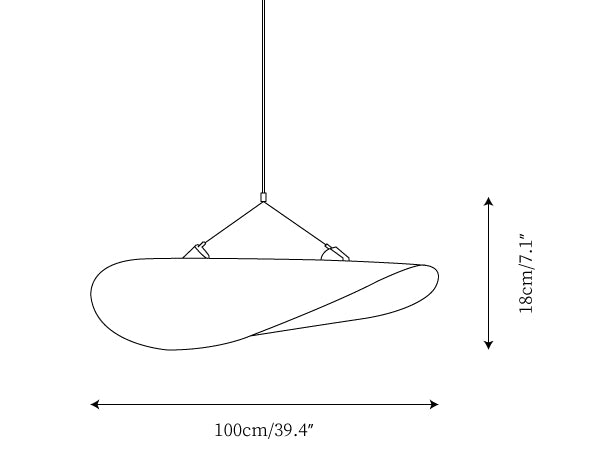Tense Pendant Swag Light