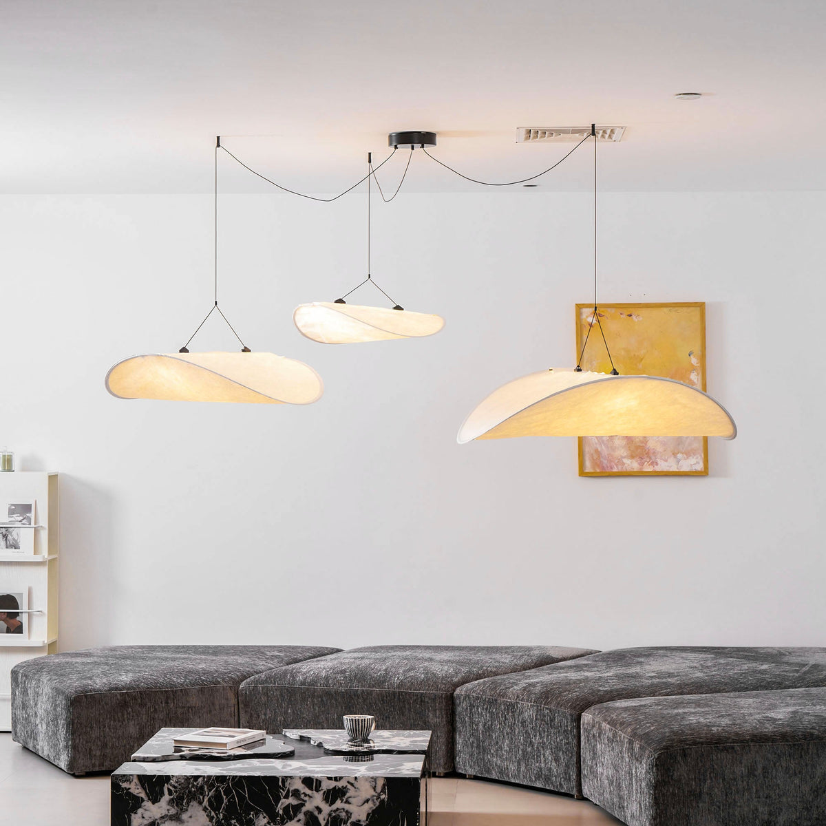 Tense Tyvek Pendant Lamp