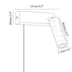 Terra Beam Pull Wall Light