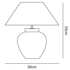 Terra Cotta Etruscan Urn Table Lamp