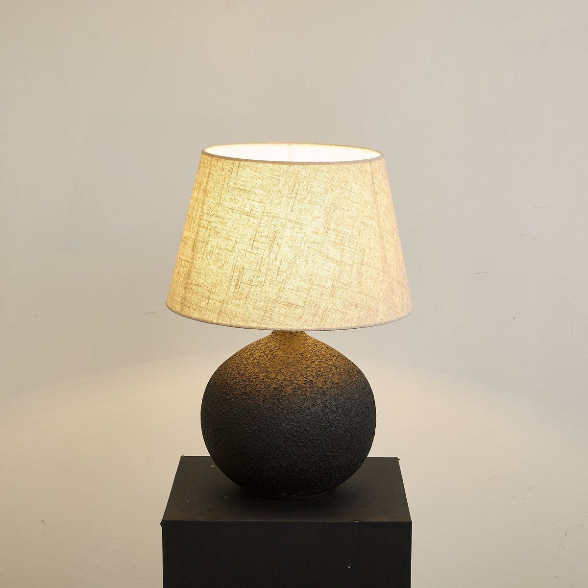 Terra Noir Textured Table Lamp