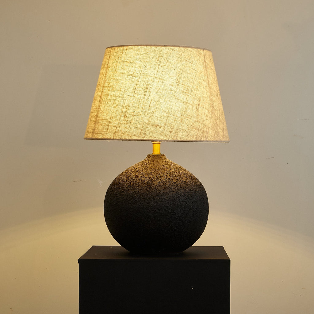 Terra Noir Textured Table Lamp