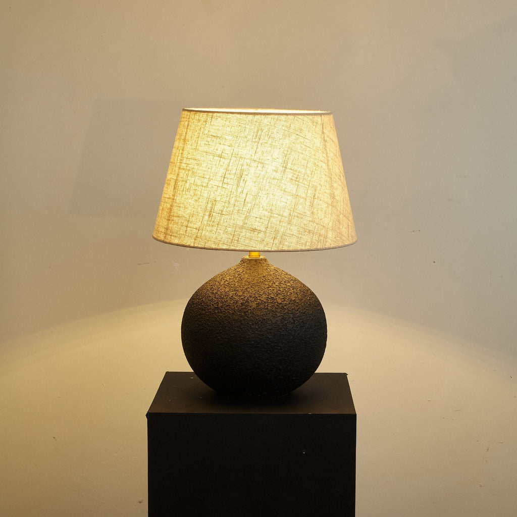 Terra Noir Textured Table Lamp
