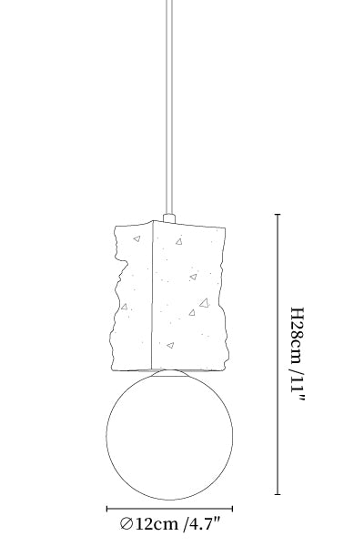 Terra Orb Pendant Lamp