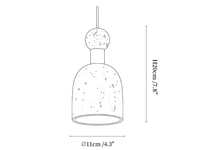 Terra Orb Pendant Light