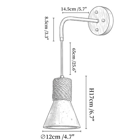 Terra Rope Wall Lamp