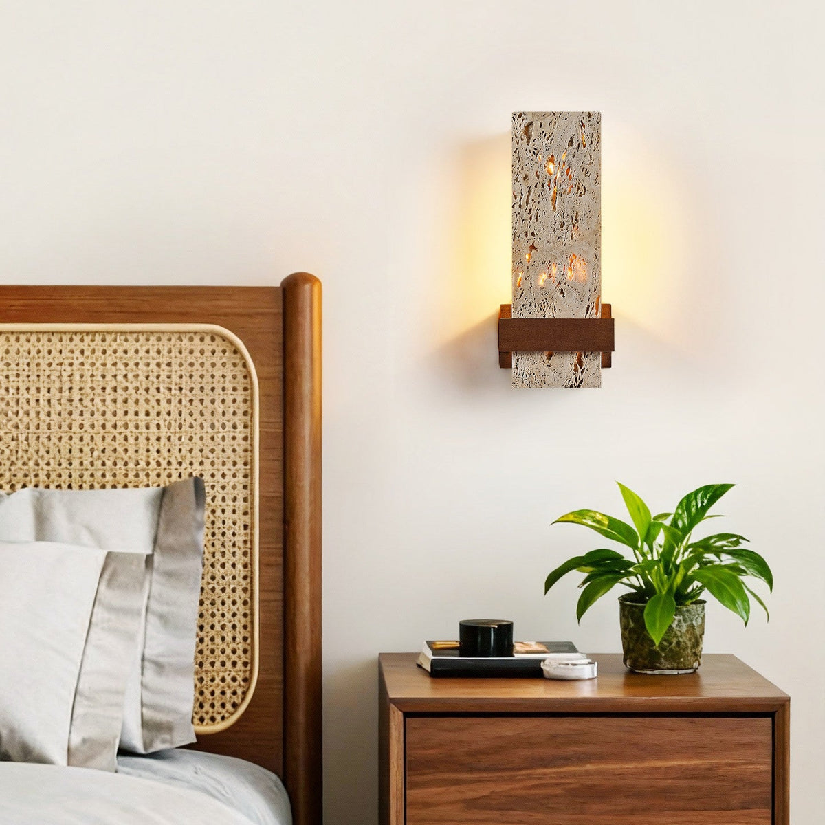 Terra Travertine Wall Light