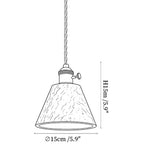 Terraform Travertine Pendant Light