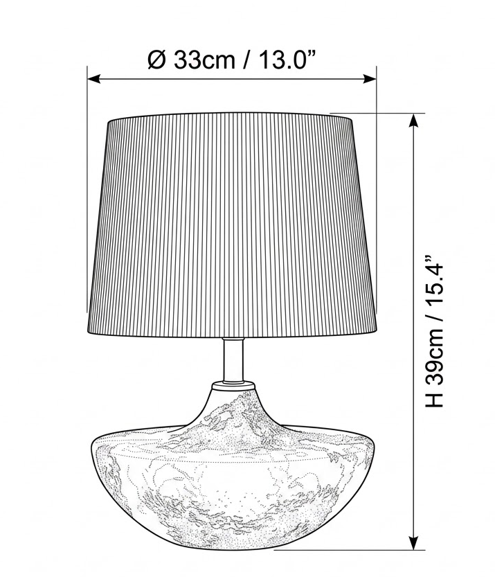 Patina Vase Table Lamp