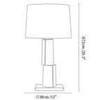 Tessaro Stacked Table Lamp