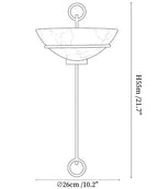 Tether Alabaster Wall Light