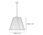 Textile Taper Pendant Lamp