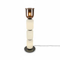 Textured Layered Glass Floor Light