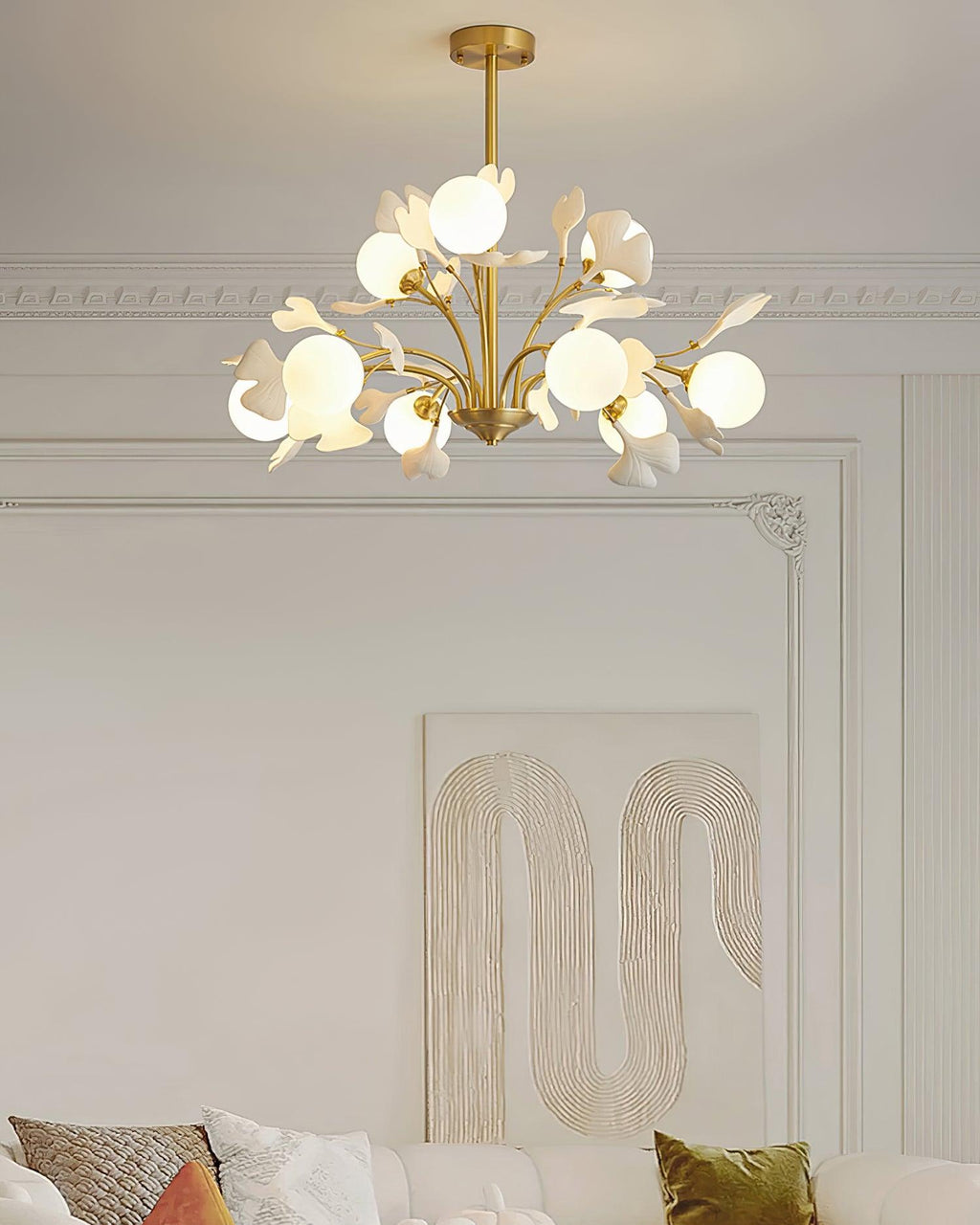 Thalassa Gingko Chandelier