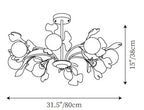Thalassa Gingko Chandelier