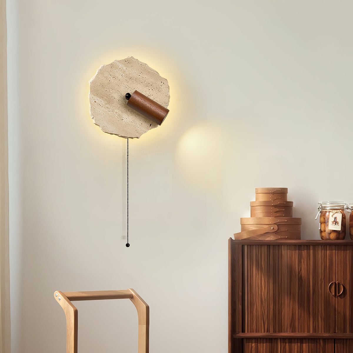Thalos Travertine Wall Light