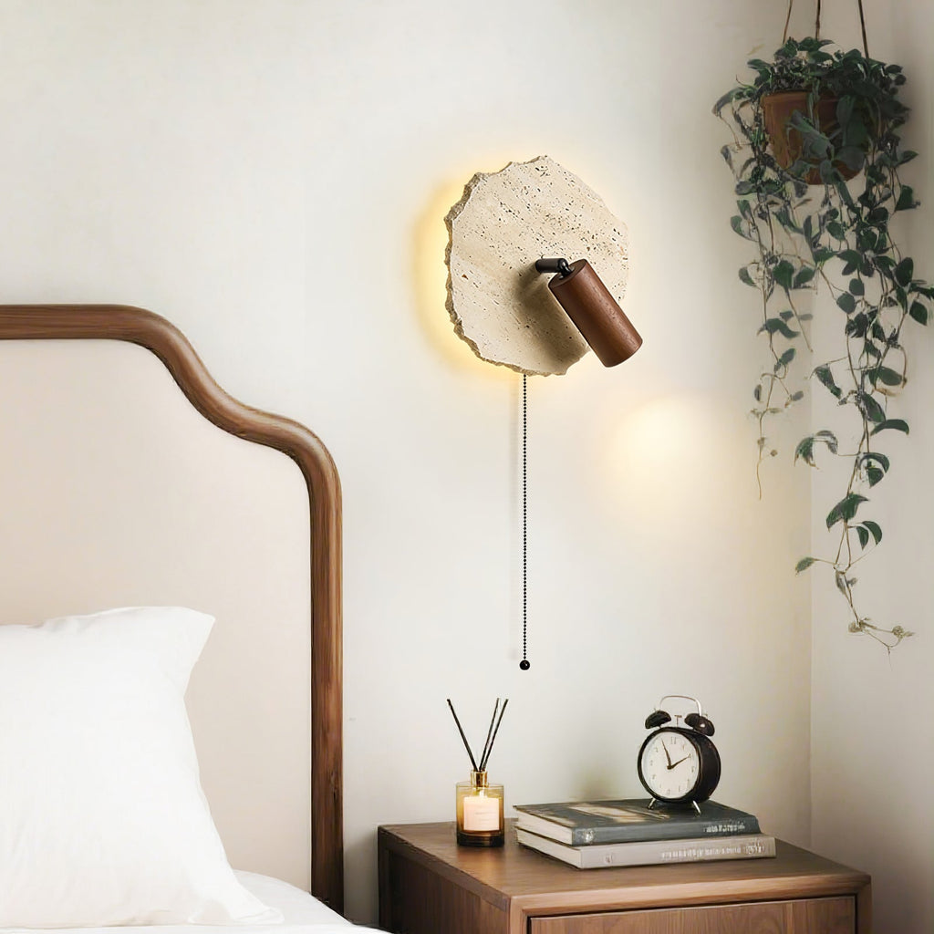 Thalos Travertine Wall Light