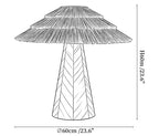 Thatch Table Lamp