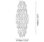Theoretical Three Layer Wall Light