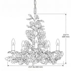 Thicket Oak Leaf Chandelier