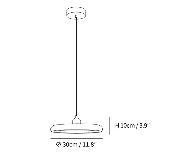 Thin Disc Pendant Lamp