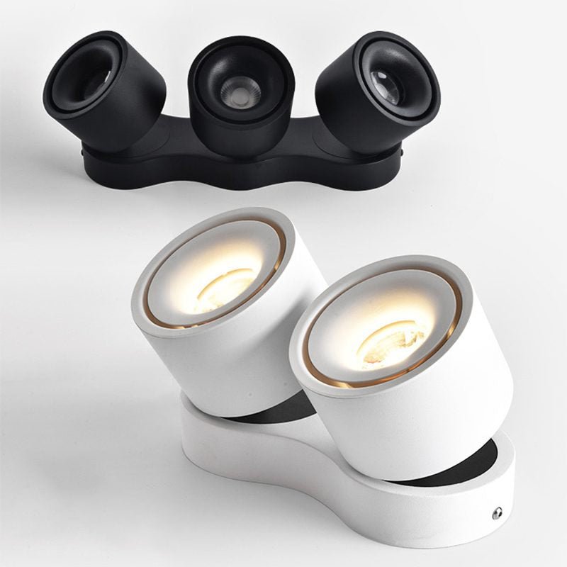 Three - heads Rotating Folding Ceiling Lamp