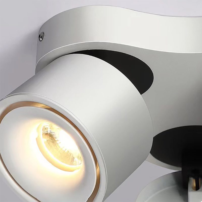 Three - heads Rotating Folding Ceiling Lamp