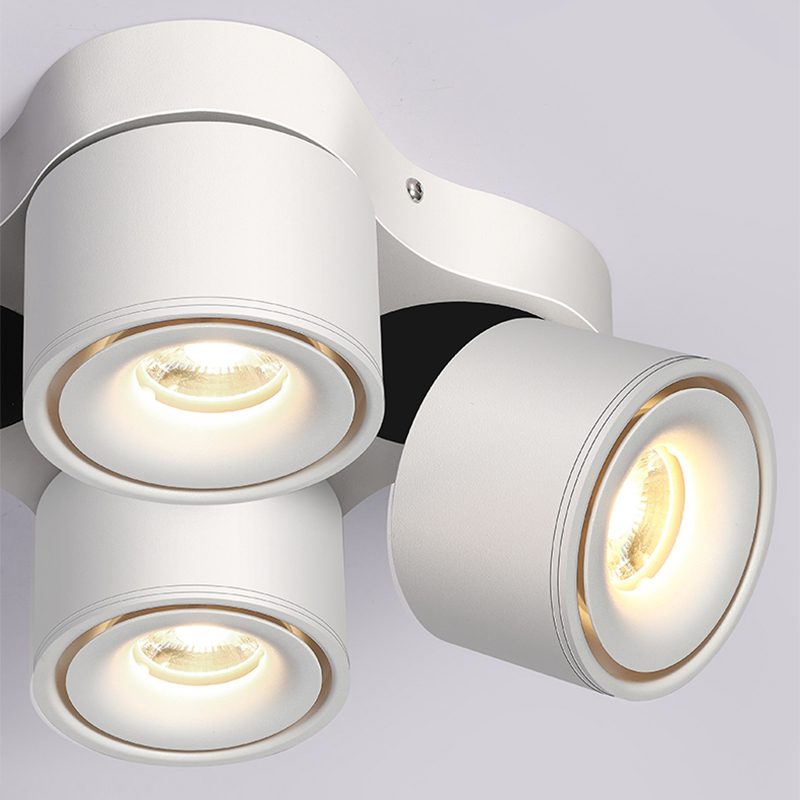 Three - heads Rotating Folding Ceiling Lamp
