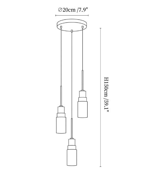 Tiered Alabaster Cluster Chandelier