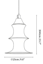 Tiered Column Pendant Light
