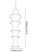 Tiered Column Pendant Light