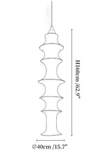 Tiered Column Pendant Light