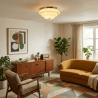 Tiered Glass Wall Lamp